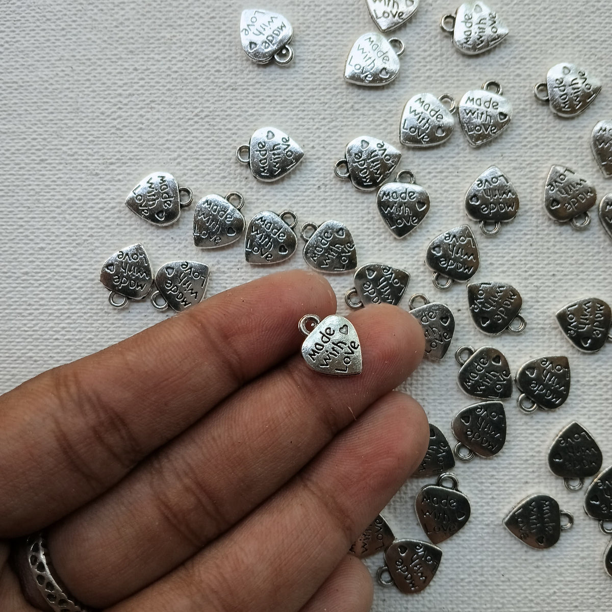 Made with lover heart charm