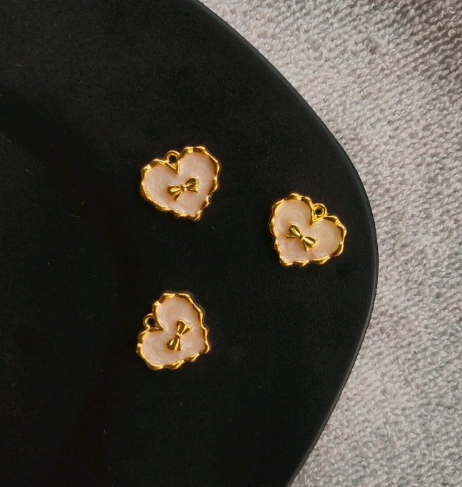 Heart marble premium charm